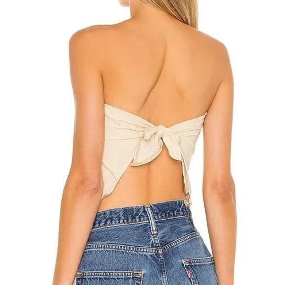 SAMI MIRO VINTAGE open seam scarf top​​​​​ - Picture 2 of 7